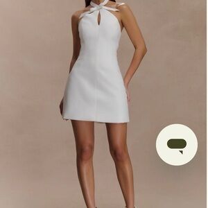 Meshki White Keyhole Mini Dress - Perfect condition